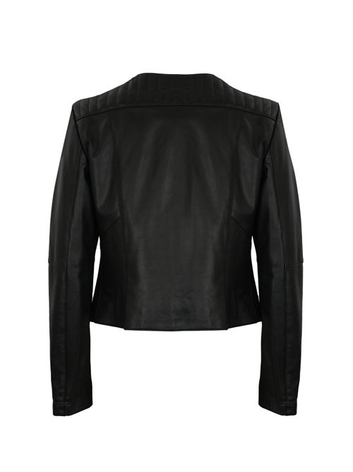 Giubbotto biker in pelle Patrizia Pepe | CO0361 L1HZK103
